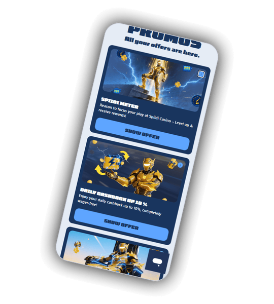 Spiidi Casino promotions page showing the welcome match and free spins